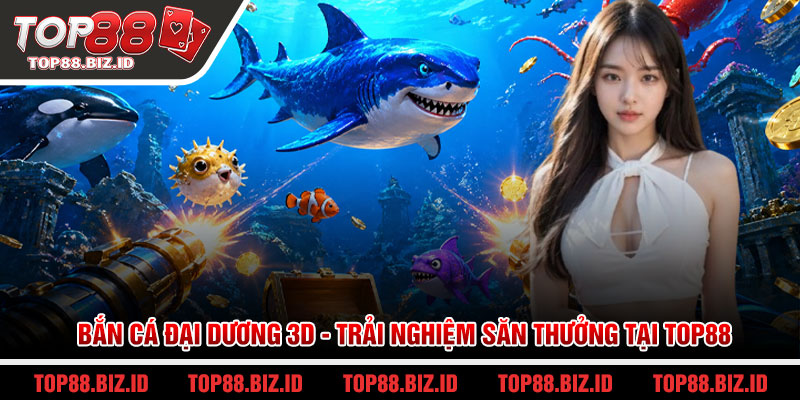 Bắn cá đại dương 3D - Trải nghiệm săn thưởng tại Top88
