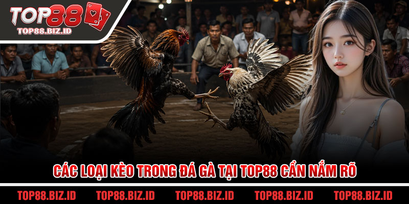 Các loại kèo trong đá gà tại Top88 cần nắm rõ