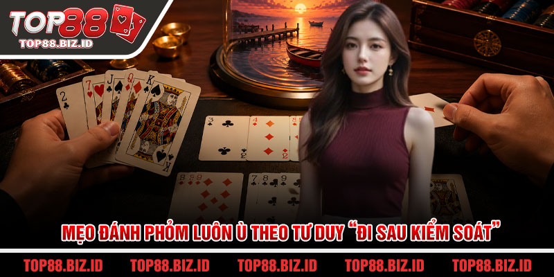 Mẹo đánh phỏm luôn ù theo tư duy “đi sau kiểm soát”