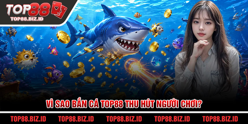 Vì sao bắn cá Top88 thu hút người chơi?
